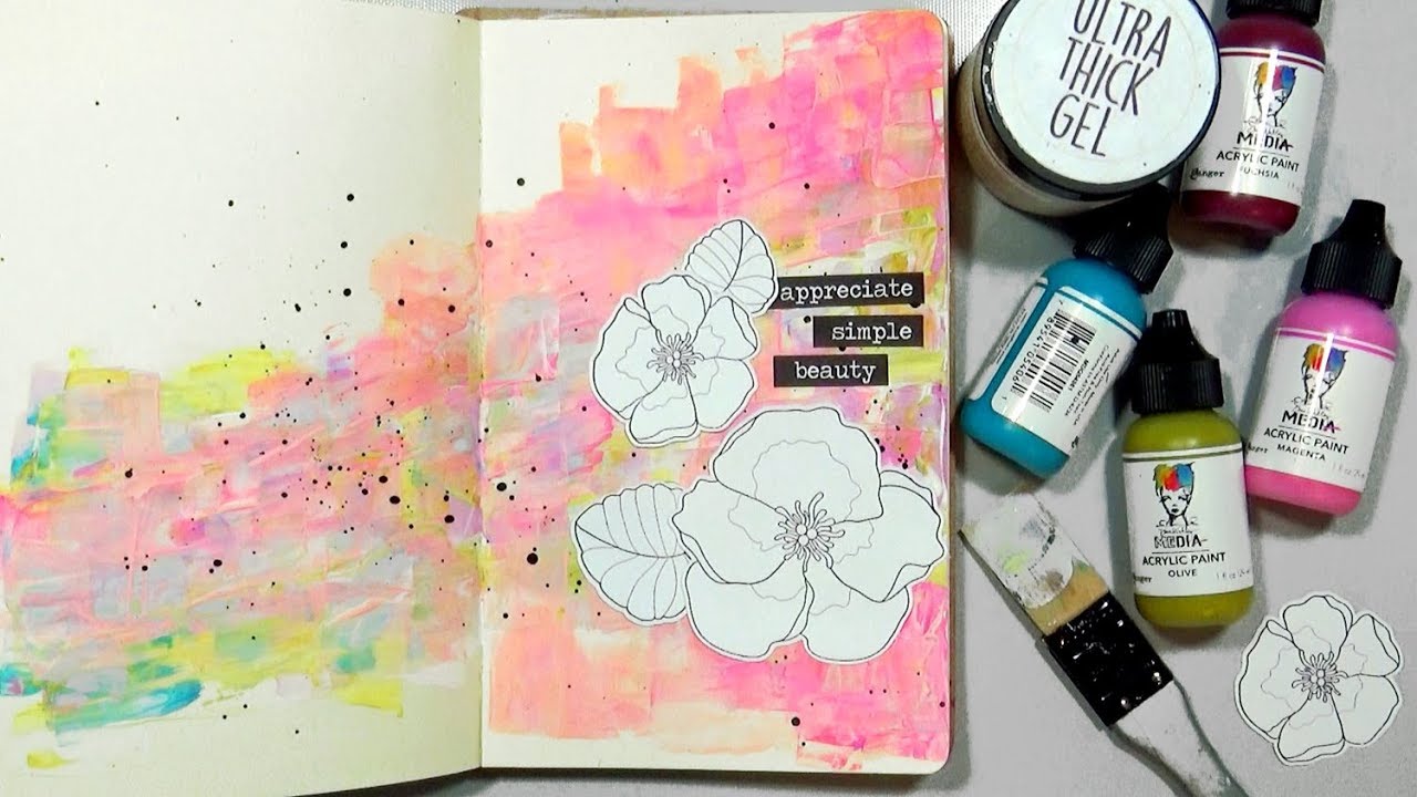 Quick & Easy Art Journal Page