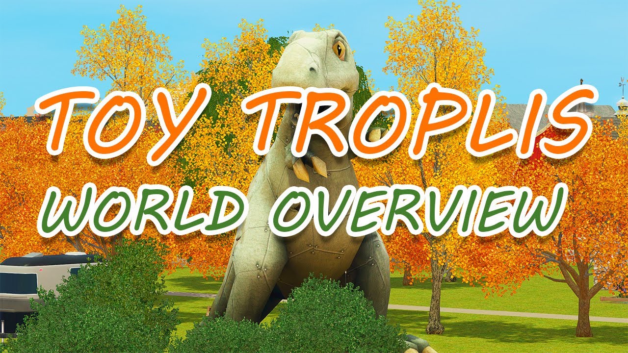 FALL ISLAND! Toy Tropolis The Sims 3 World Overview