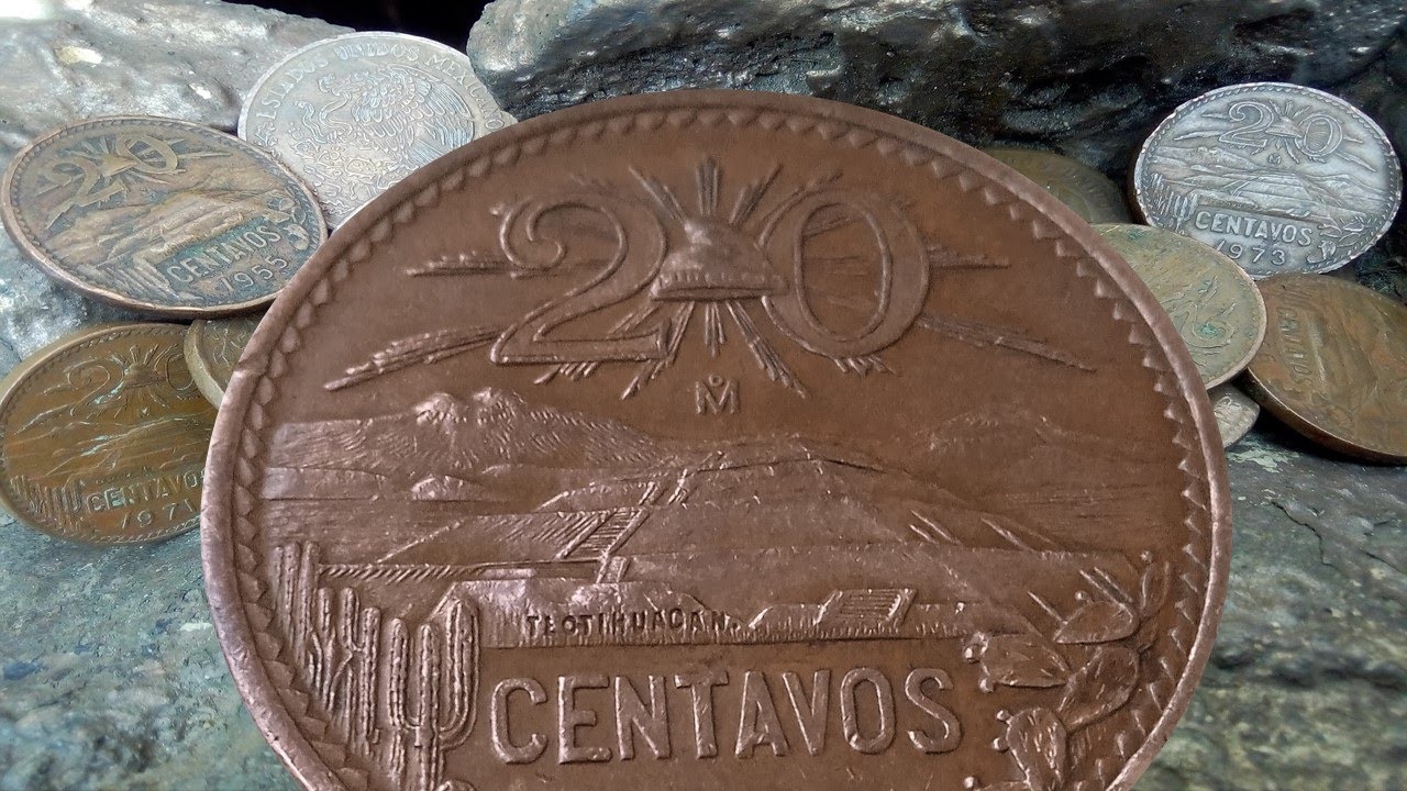 ** 20 Centavos 1973  Vale MUCHO DINERO **  Porque Vale tanto esta Moneda? 20 centavos Teotihuacan