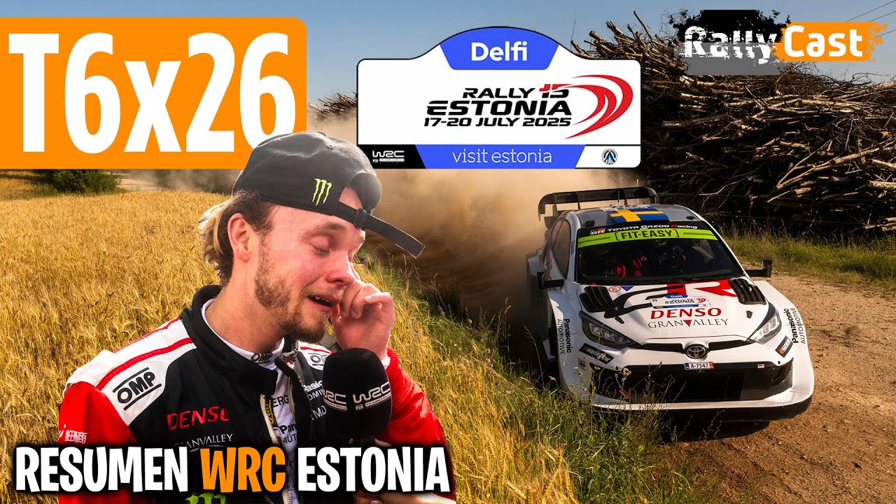 T6X26: Resumen WRC Rallye de ESTONIA | Victoria histórica de SOLBERG