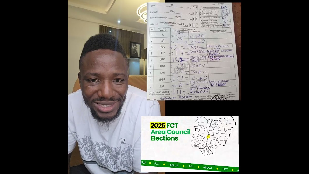 Rigged election results allegedly coming out from Fct local council elections