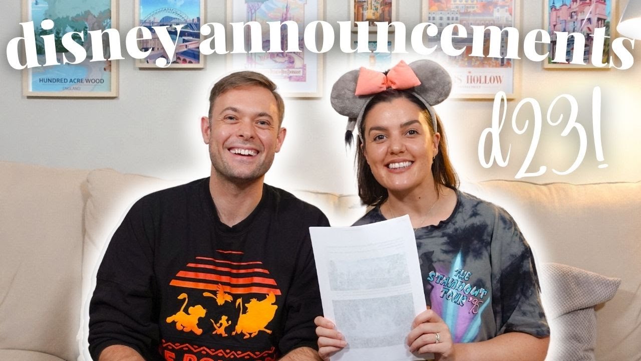 LET'S TALK DISNEY! Our Reaction To D23 News For Disneyland Paris, Disney Cruise & Disney Asia Parks!