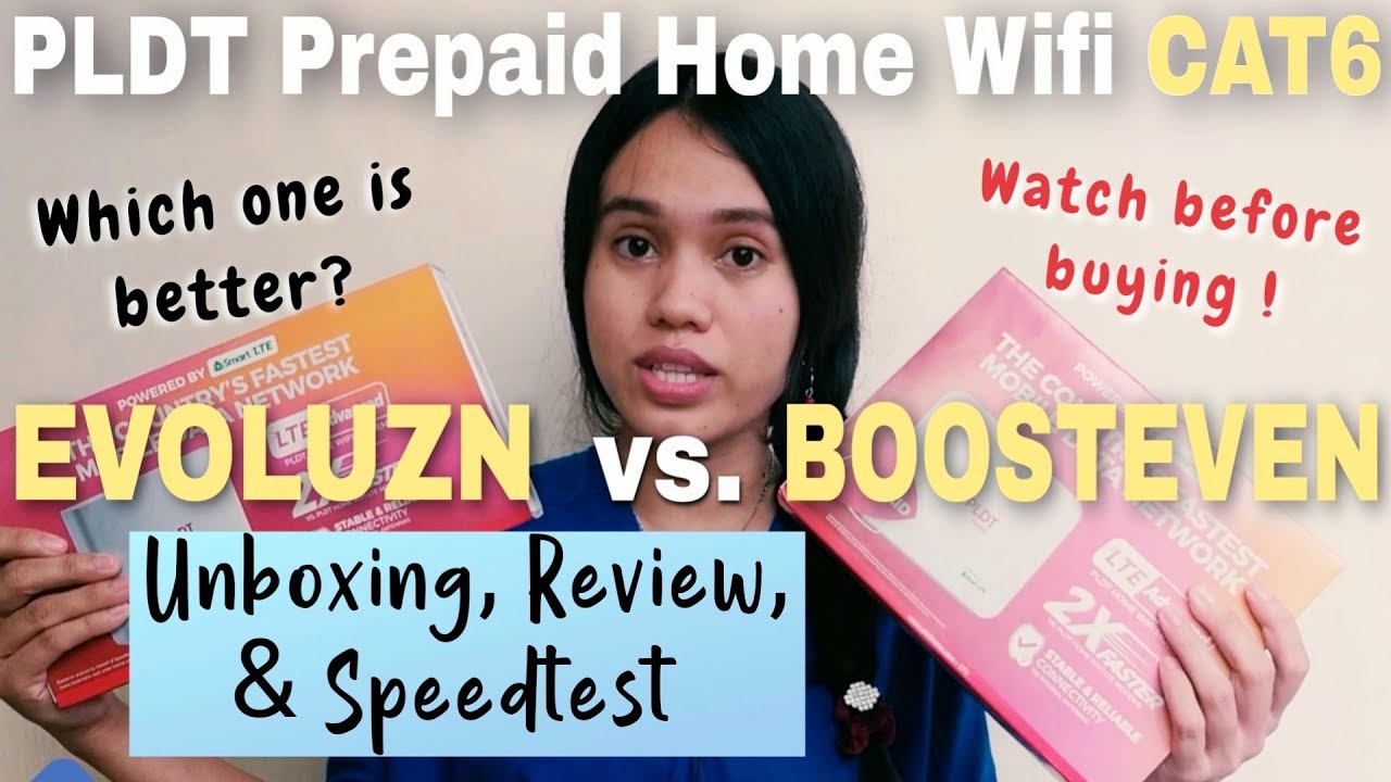 PLDT Prepaid Wifi CAT 6 Evoluzn vs CAT 6 BoostEven (Unboxing, Review, and Speedtest)