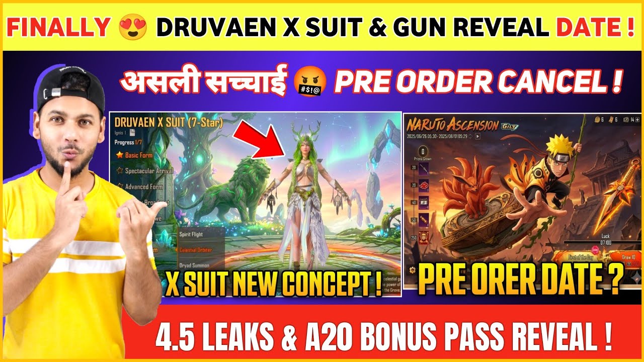 URGENT 🔴 PRE ORDER CANCEL ? | A20 Bonus Pass | Next X Suit Bgmi | Bgmi 4.5 Update | Ultimate Set