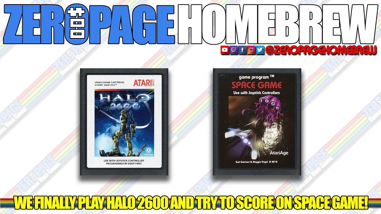 Halo 2600, Space Game (2019 Homebrew Tournament Round #3): Atari 2600 Homebrew
