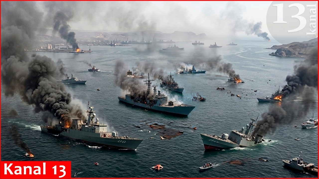 Iran sinks own ships due to total command breakdown; naval battles turn into disaster for Tehran