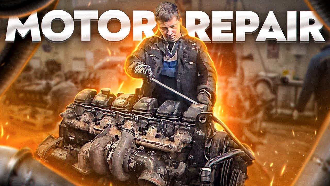 БЫСТРАЯ СБОРКА МОТОРА MAN D2866 / MAN TRUCK ENGINE ASSEMBLY