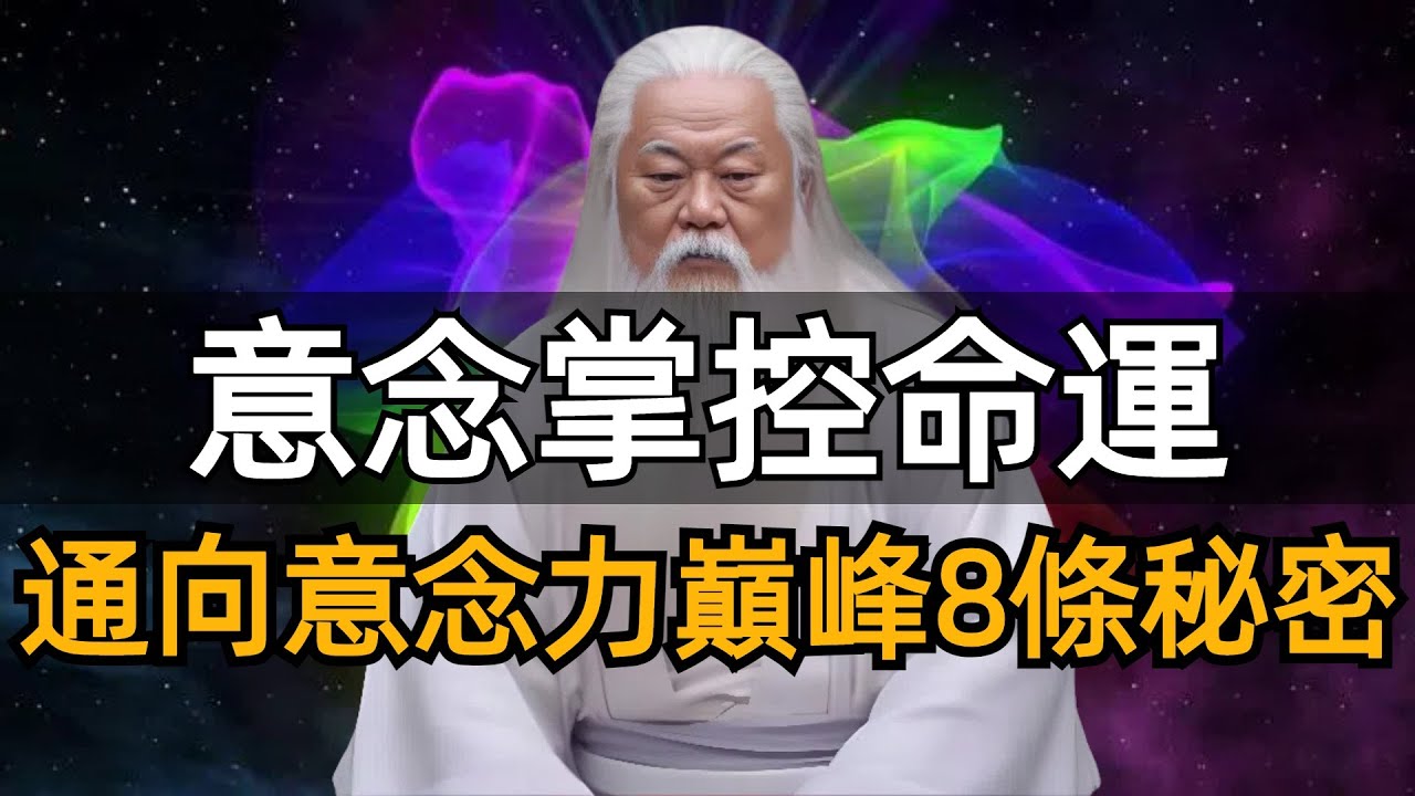 心想事成的秘密：你所想的，就是你的命運，通向意念力巔峰的8大法則。#禪修 #修心思維 #zen