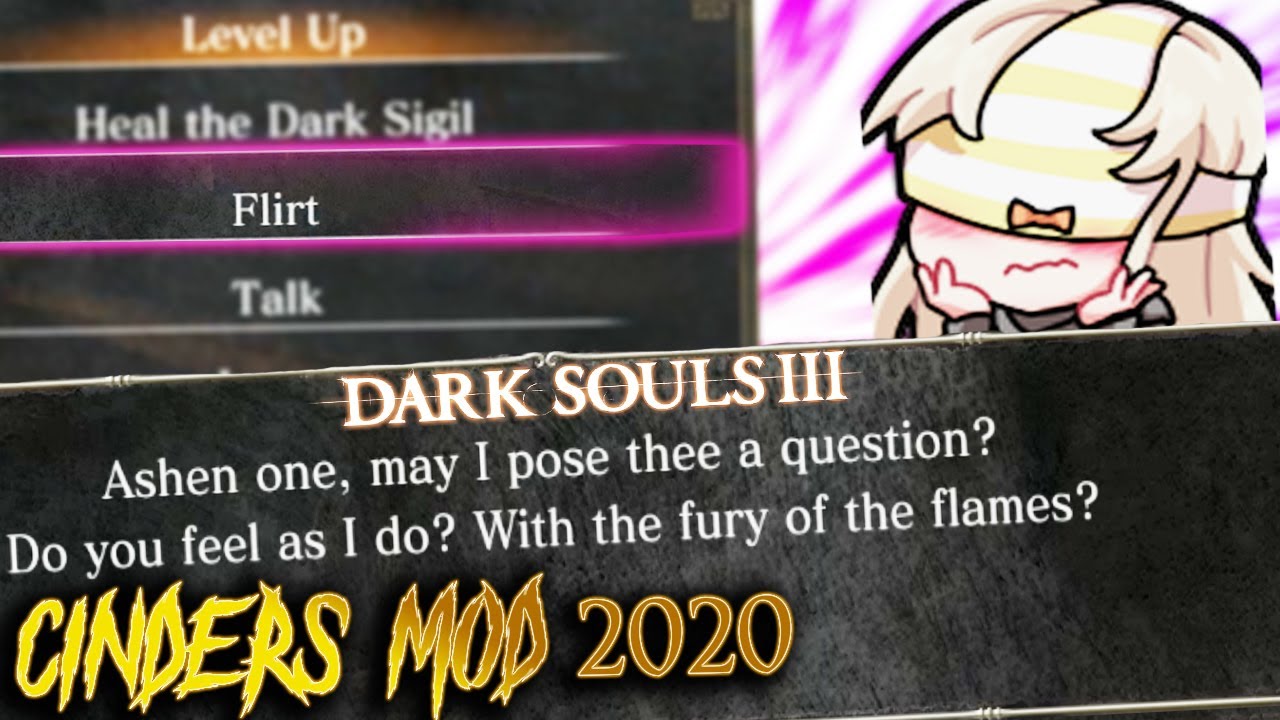 Cinders Mod Lets You Marry And Flirt...WITH THE FIREKEEPER - DS3 Cinders Mod 2020 Funny Moments 4