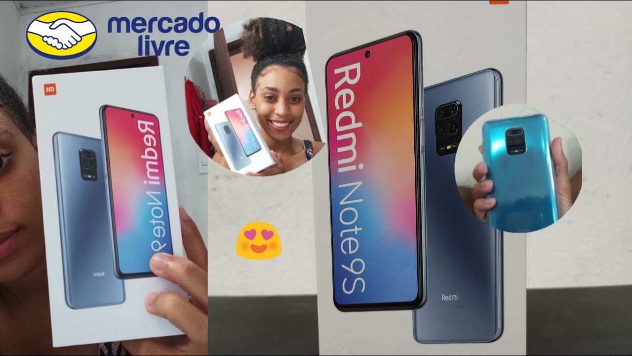 COMPREI UM XIAOMI REDMI NOTE 9S PELO MERCADO LIVRE (unboxing)