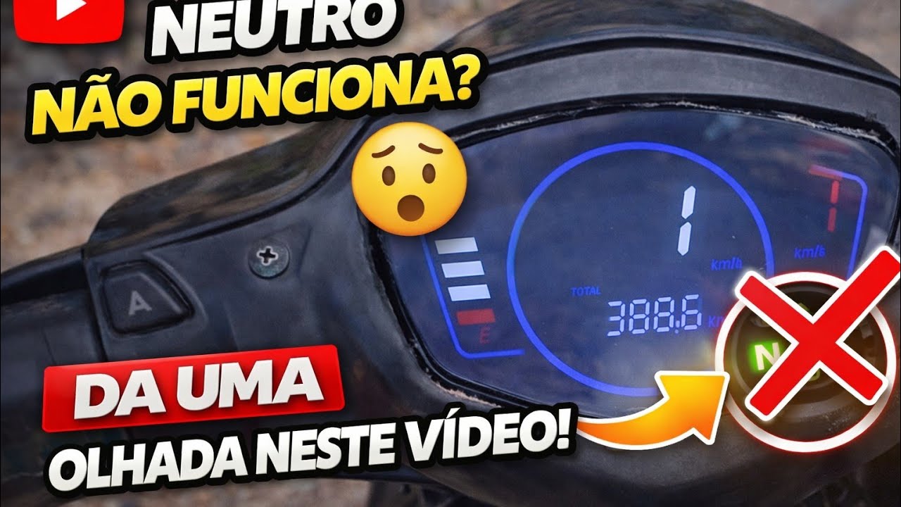 Neutro da Yamaha Crypton 115 não funciona? Da uma olhada neste vídeo 