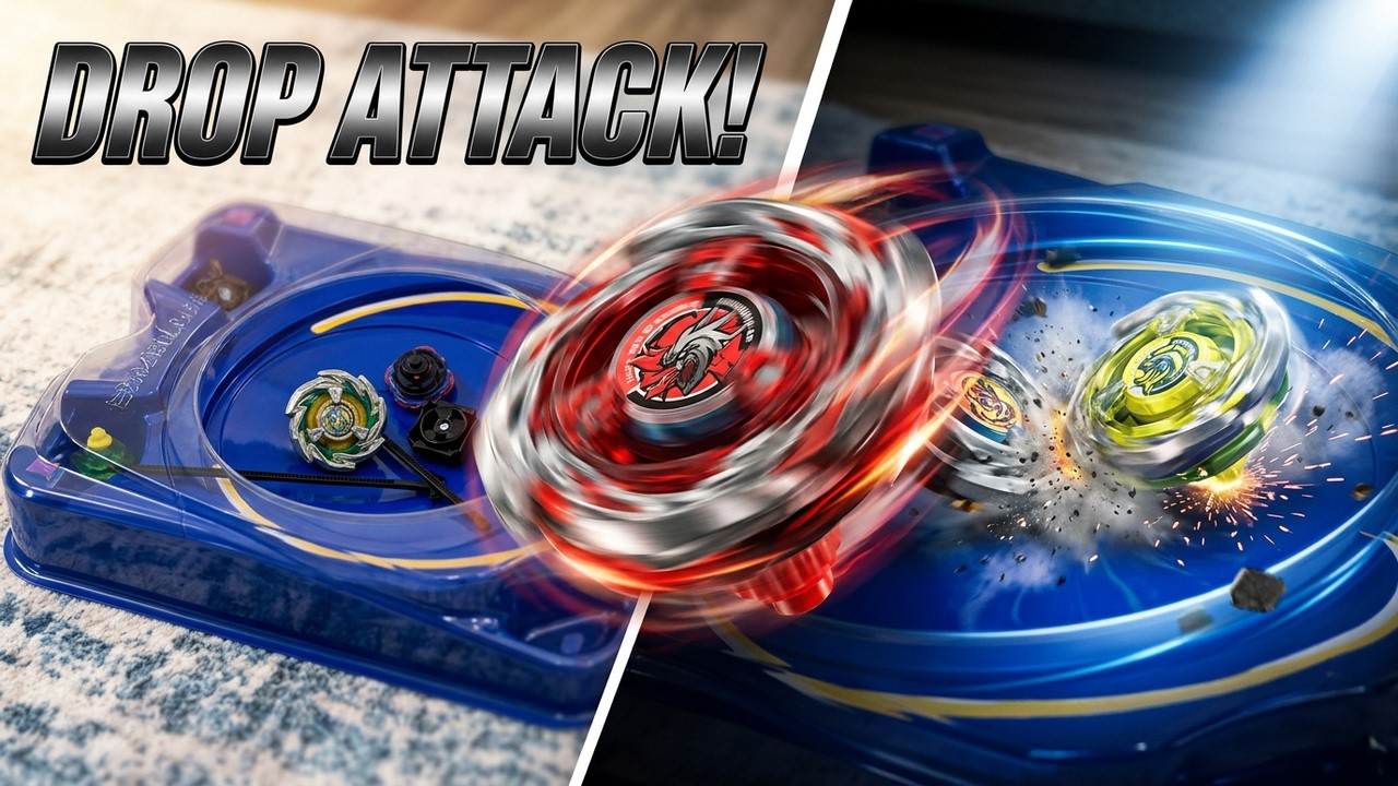 Beyblade X Drop Attack Battle Set Review | Impact Drake vs Wyvern @BeybladeOfficial