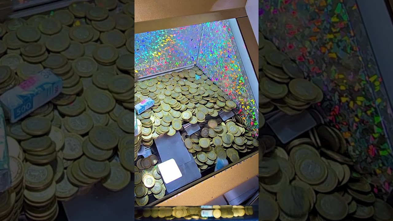 Los Cuernos de Monedas van a caer conmigo #parati  #tragamonedas #coinpusher