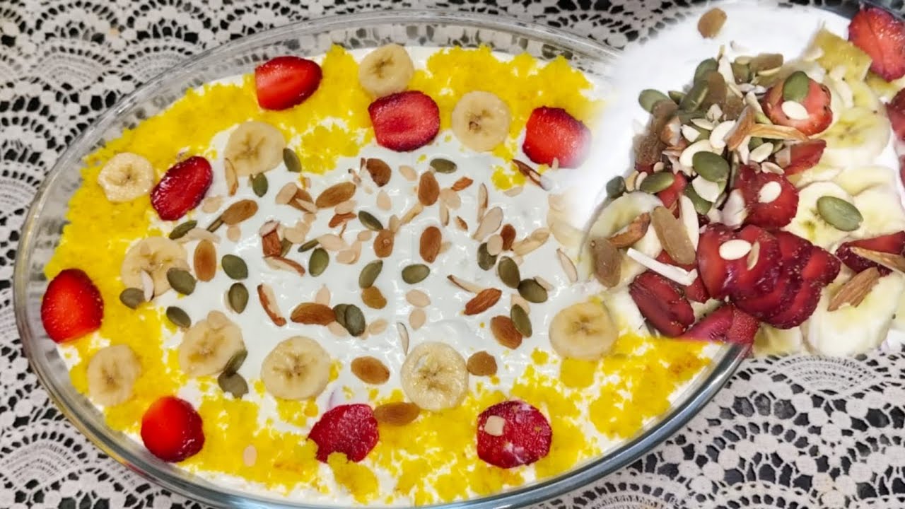 Cake pudding recipe | Dessert recipes | custord fruit cake pudding recipe 