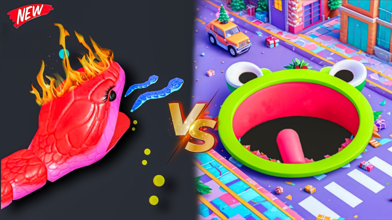 Snake Clash.io Vs Hole io🔥- (All MAX LEVEL, EPIC GAME), New 🐍 Epic Best Victory 100%WiN #497