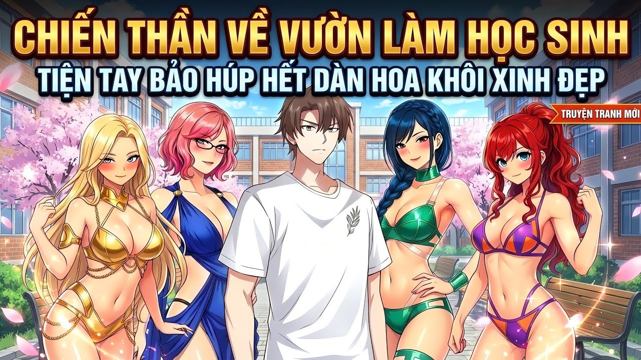 Full Bộ | Chiến Thần Về Vườn Làm Học Sinh, Bá Đạo Bảo Húp Hết Dàn Hoa Khôi Xinh Đẹp - Review Truyện