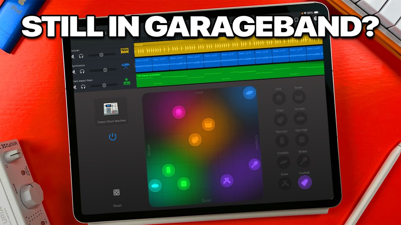 Компания Apple оставила в GarageBand этот скрытый инструмент для создания ударных.