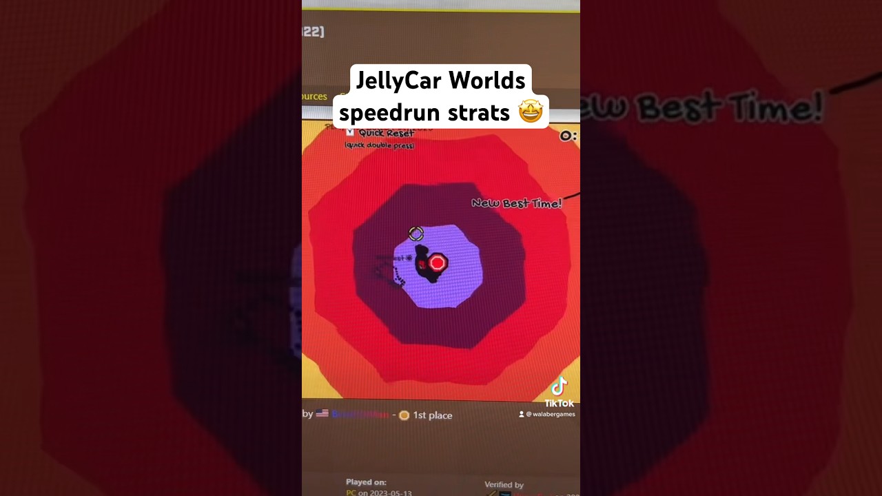 Speedrun SWOOP move in JellyCar Worlds #jellycar #indiegame #speedrun