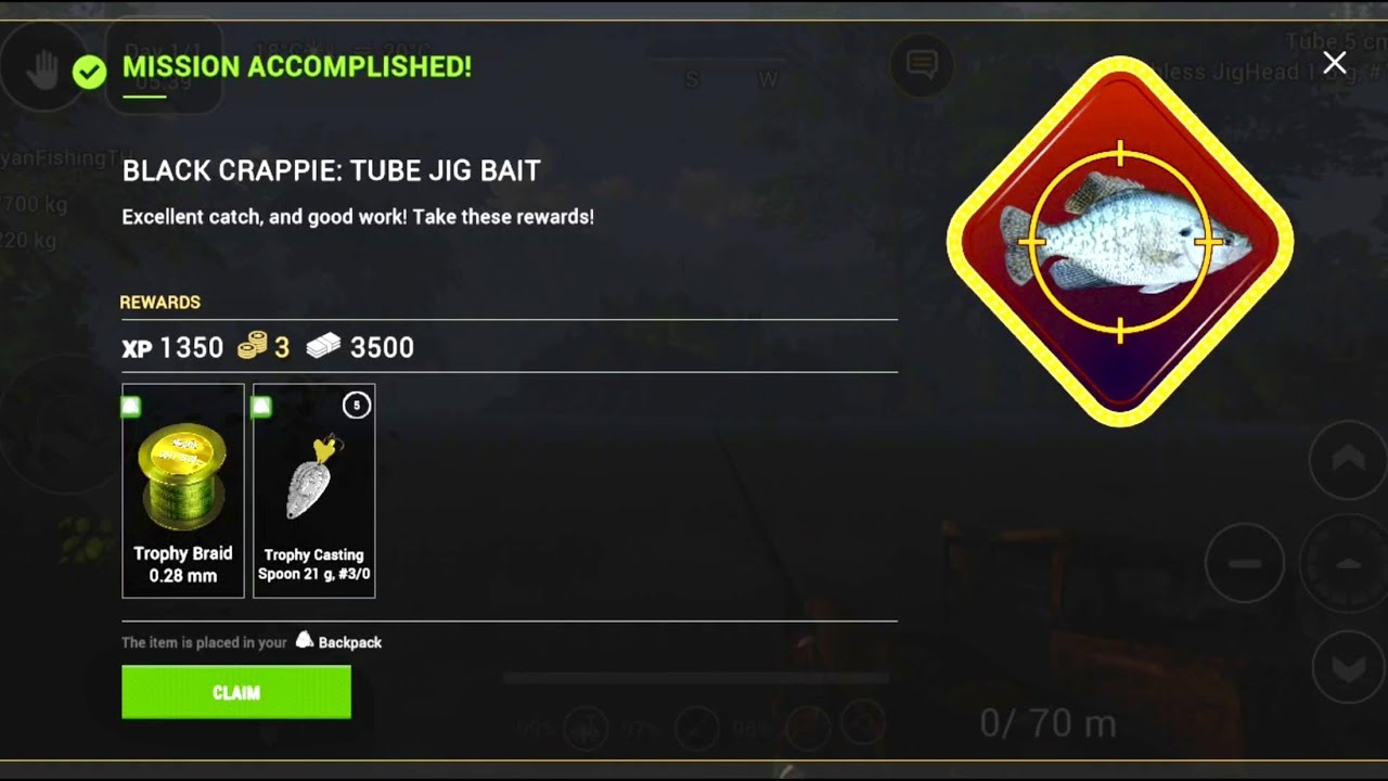 Fishing Planet | BLACK CRAPPIE: TUBE JIG BAIT ภารกิจตกปลาแคร์ปี้ 3 บ่อ