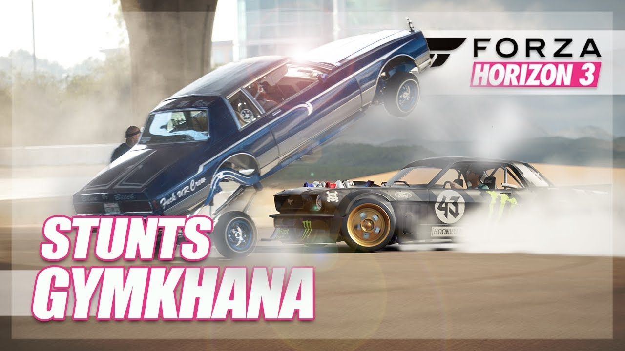 Forza Horizon 3 - Hoonicorn Gymkhana Challenge! (Stunts & Fun)