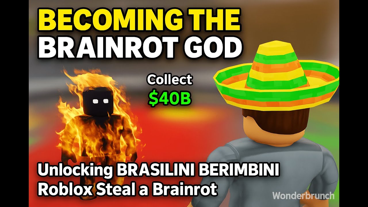 👉 BECOMING THE BRAINROT GOD 🔥💰 | Unlocking BRASILINI BERIMBINI in Roblox Steal a Brainrot