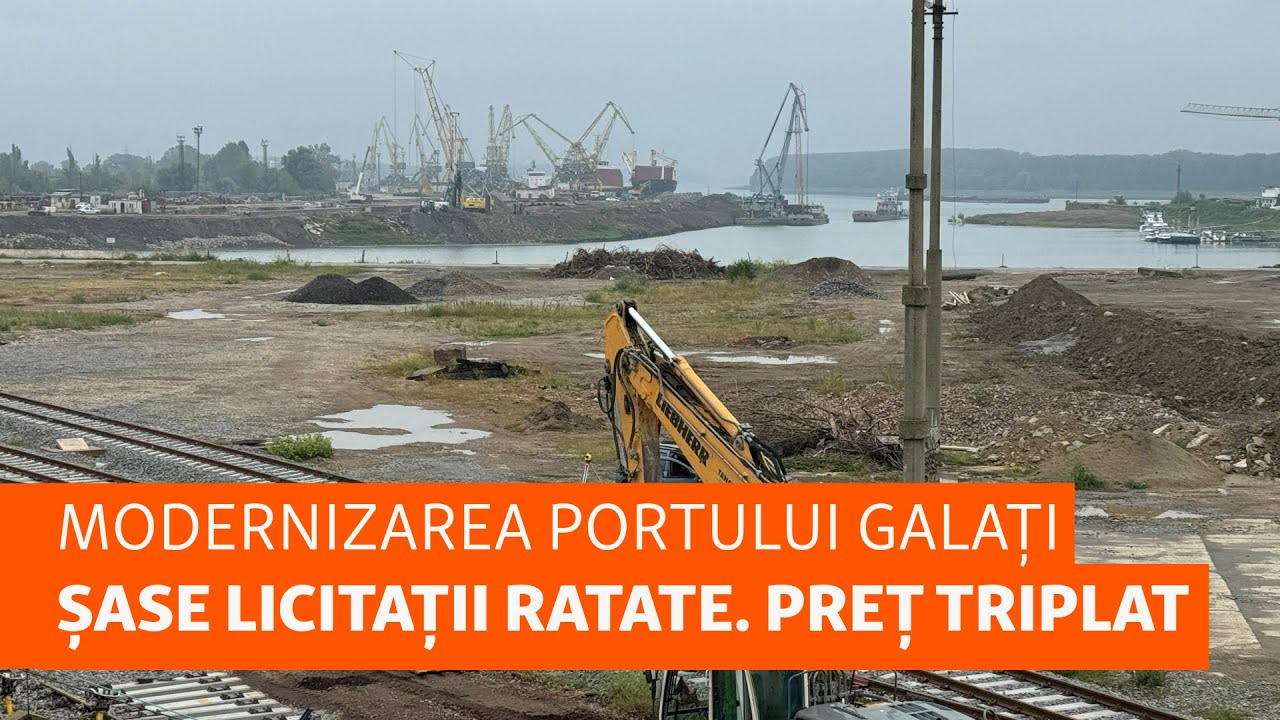 Cel mai mare proiect de modernizare portuară la Dunăre se naște greu