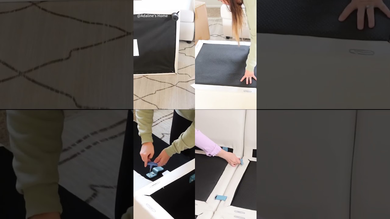 Effortless Installation, Easy Setup!    #assembly #sofa #storage #homesweethome