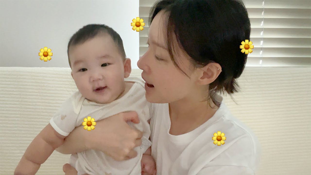 6개월 아기의 하루(=엄마의 하루)