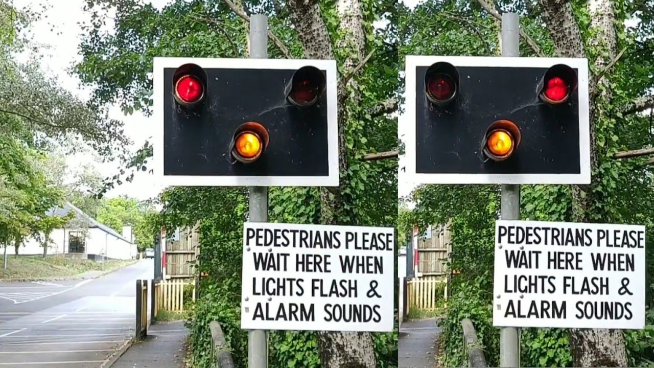 Lights Malfunction at Trago Mills Level Crossing, Devon