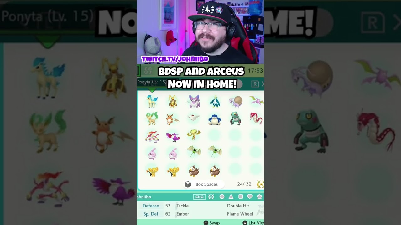 Pokemon BDSP и Legends Arceus теперь в Pokemon Home!