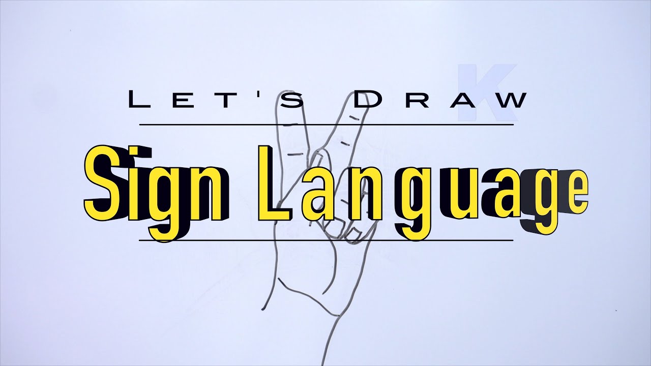 How to Draw Sign Language