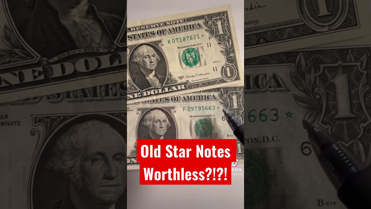 Newer Star Notes Worth A Lot More Than Old Star Notes?? HERE&rsquo;S WHY! #Shorts
