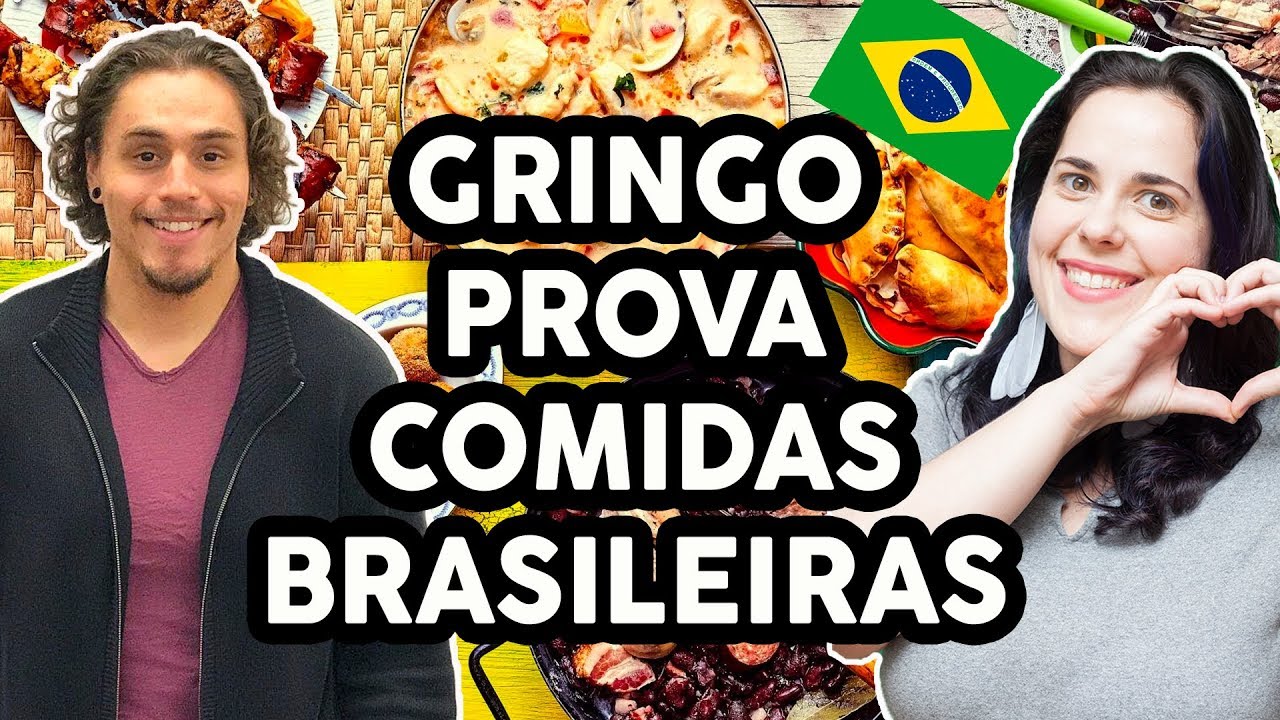 CANADENSE PROVA COMIDAS BRASILEIRAS - Será que ele aprovou?