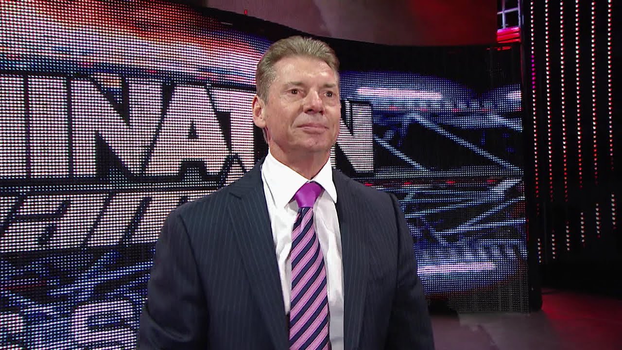 Mr. McMahon addresses the WWE Universe in Nassau Coliseum