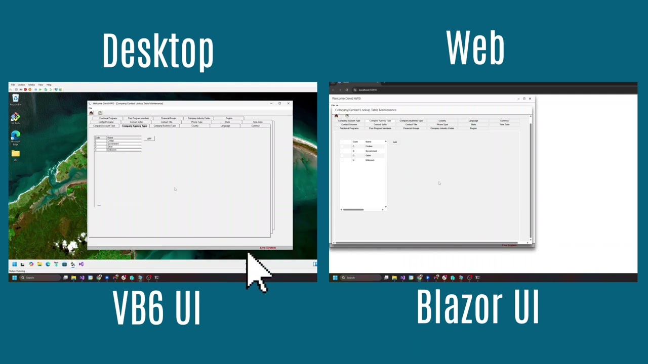 VB6 to Blazor Migration