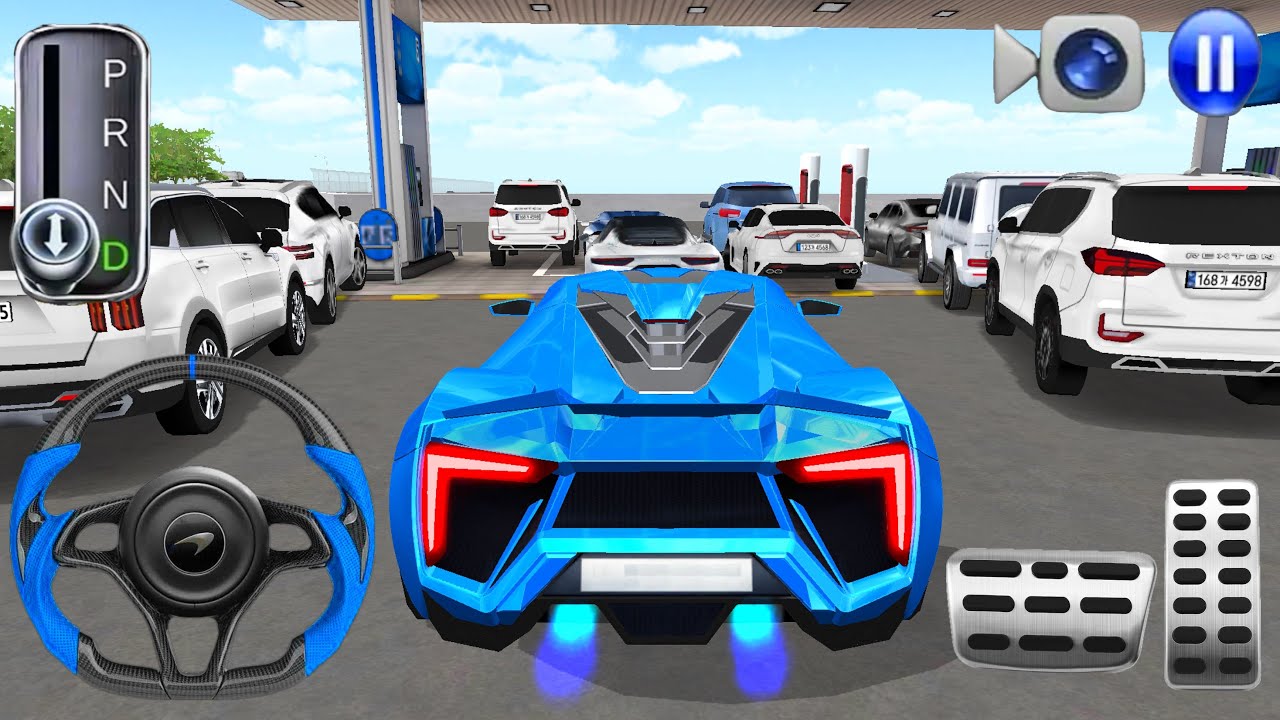 New maclarin car for refueling with other cars - 3d car driving class - andorid car games 2026 