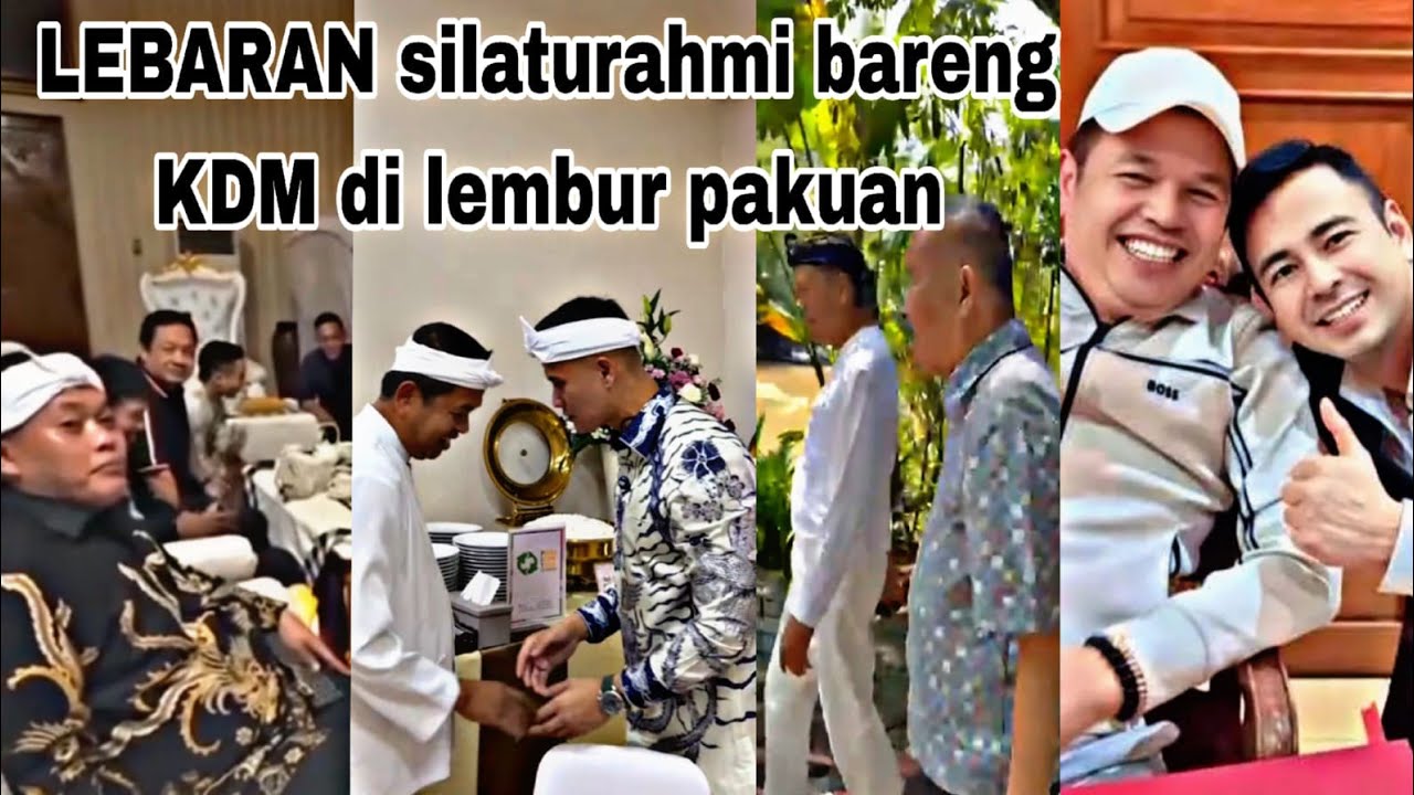 Lebaran silaturahmi bareng KDM di Lembur Pakuan #kdmhariini  #kdmterbaruhariini