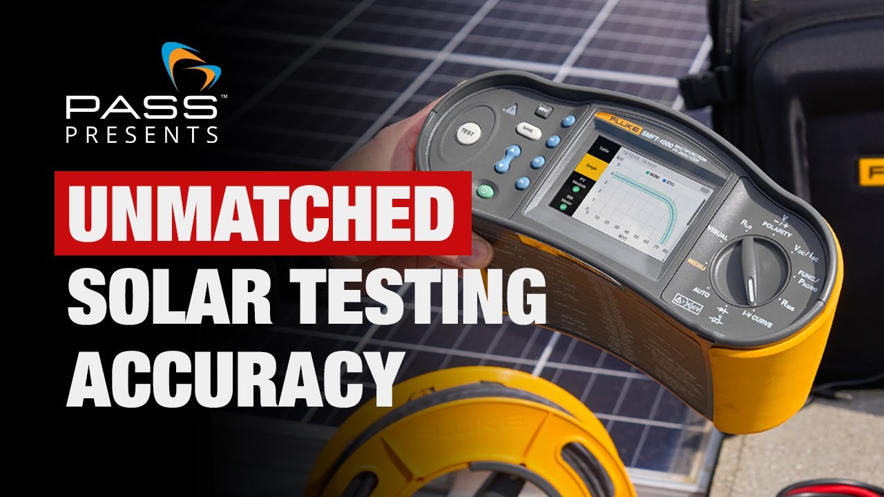 FLUKE SMFT1000 Revolutionizes Solar Panel Testing Forever!