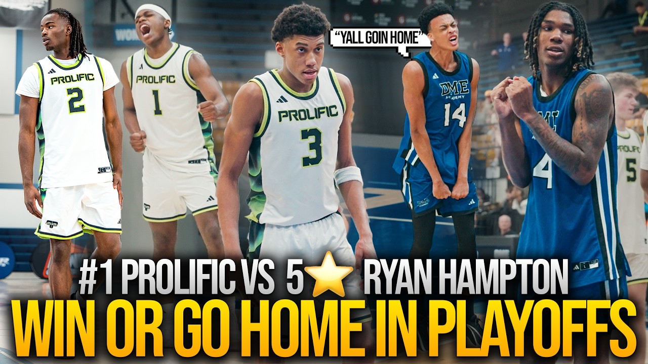 #1 PG Naz Anderson & Caleb Holt vs 5⭐ Ryan Hampton in PLAYOFF MATCHUP to Go to THE CHIP!