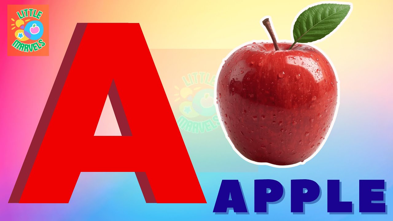 ⭐️A is for Apple 🍎 - ABC Phonics Song | Rainbow 🌈and Numbers Song| 5 Little Ducks | 5 Little Monkeys