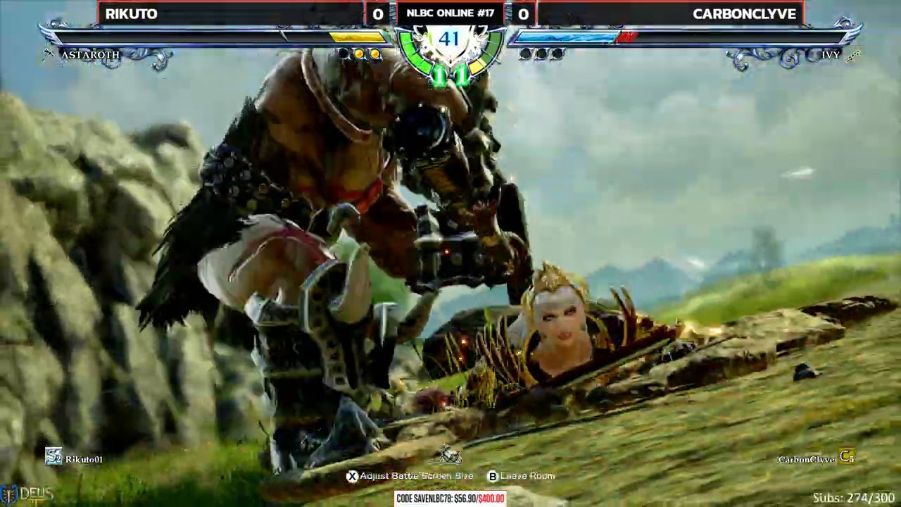Soulcalibur VI @ NLBC Online #17 - Rikuto vs CarbonClyve [4K/60fps]