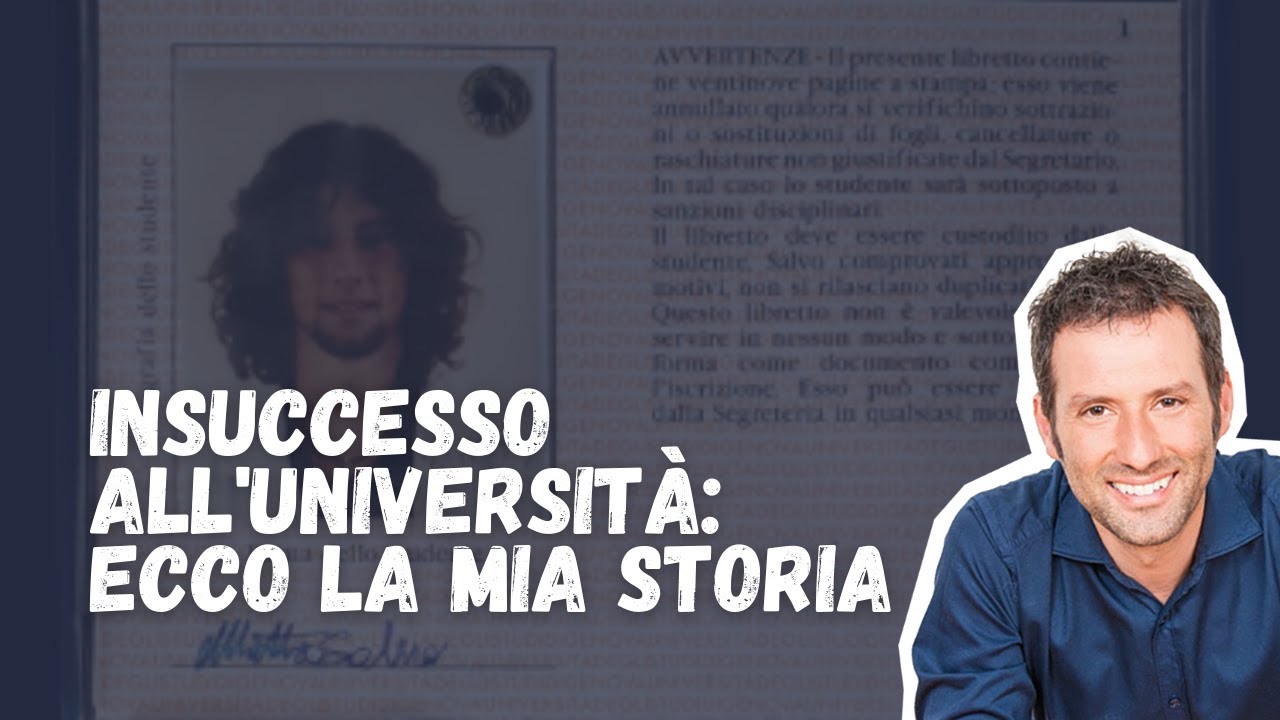 La mia Storia di Studente di non successo all'Università