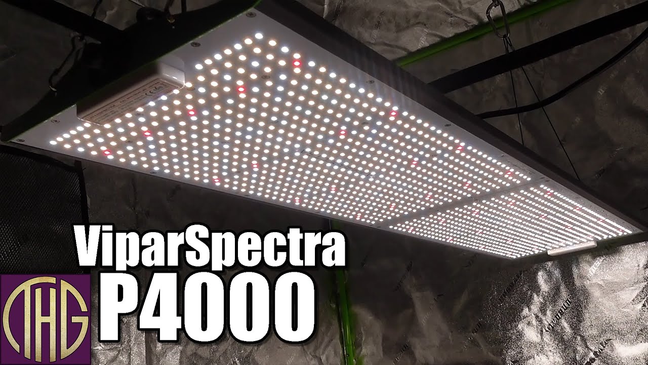 The Perfect Closet Grow Light?? ViparSpectra P4000 Unboxing With PAR Levels