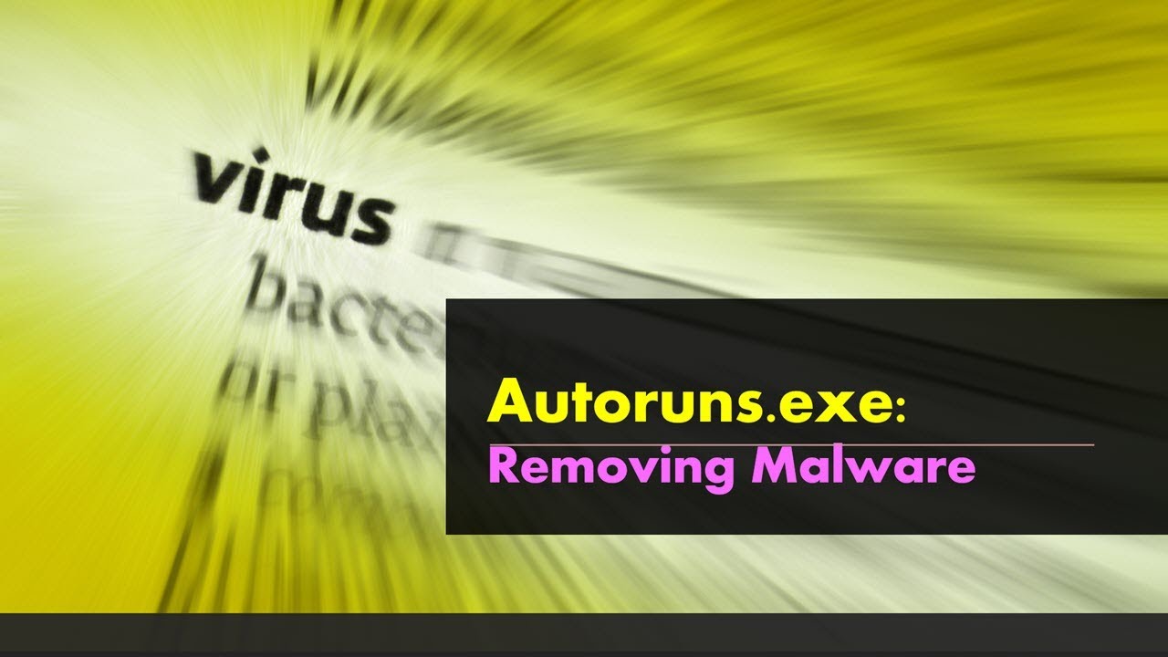 Removing viruses and malware Part 2