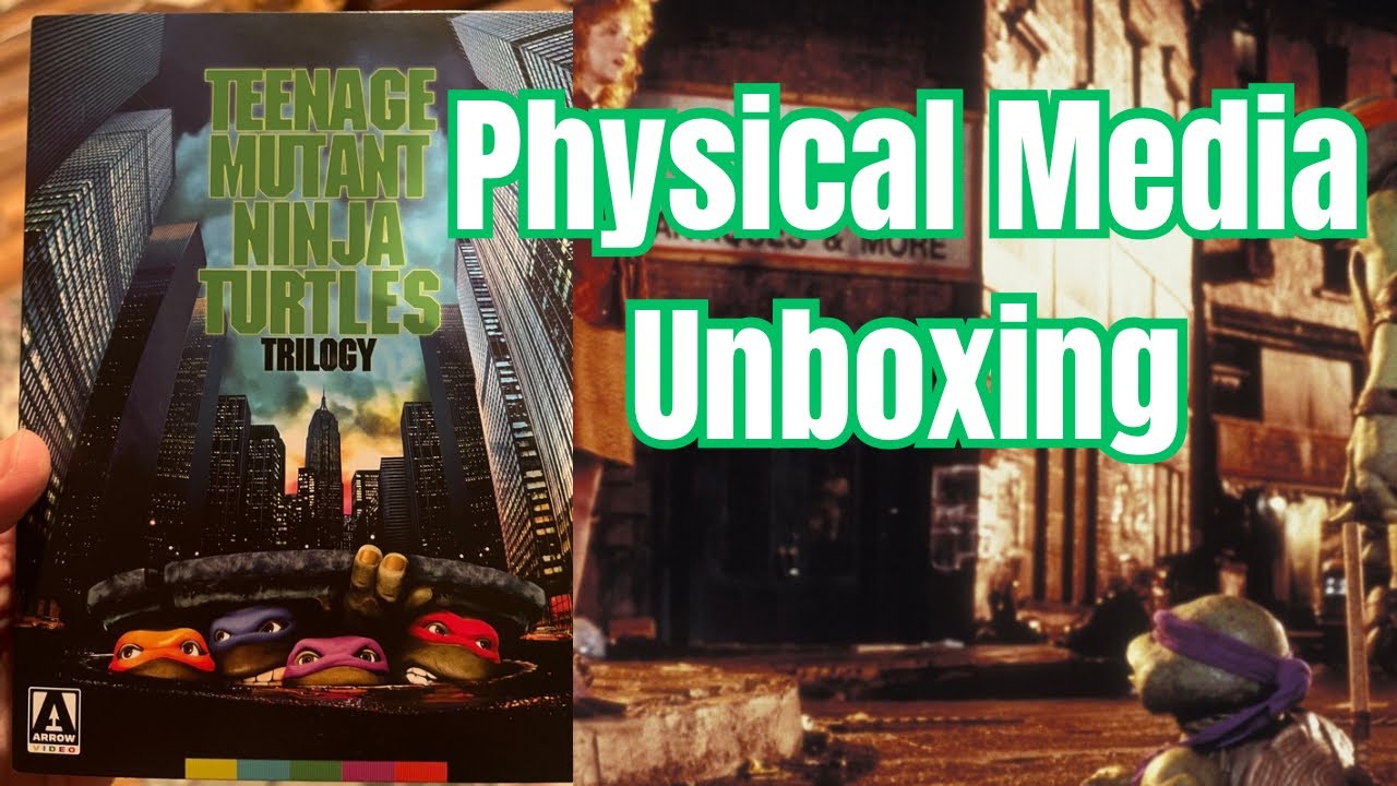 Physical Media Unboxing: Teenage Mutant Ninja Turtles 