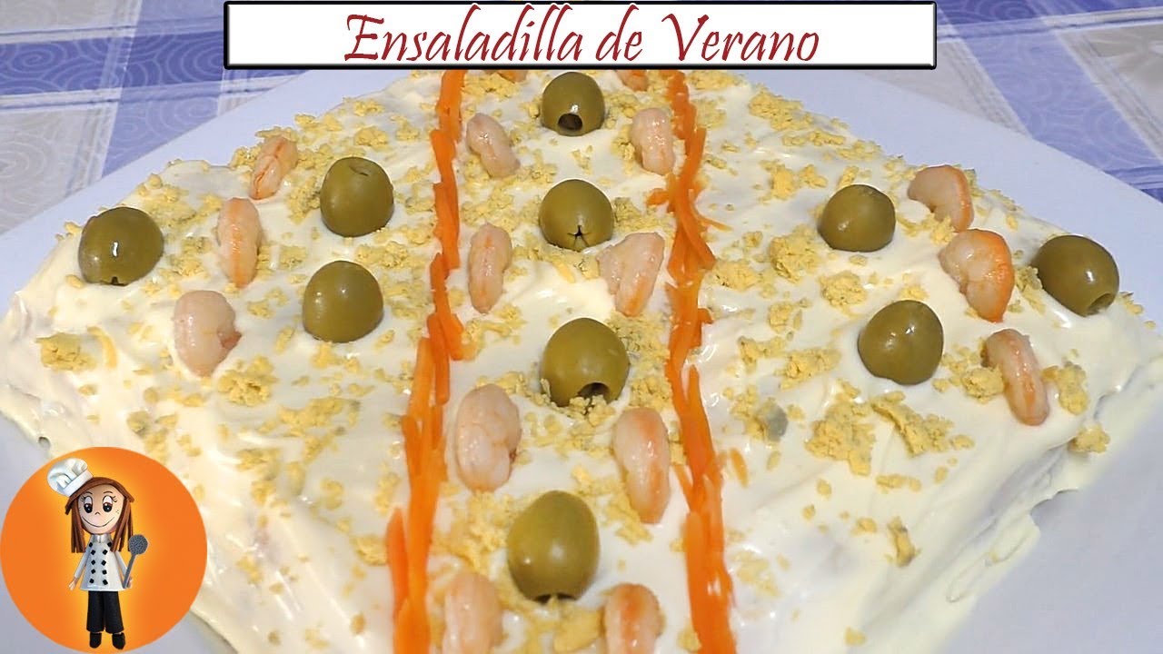 Ensaladilla de Verano de Gambas y Atún | Receta de Cocina en Familia