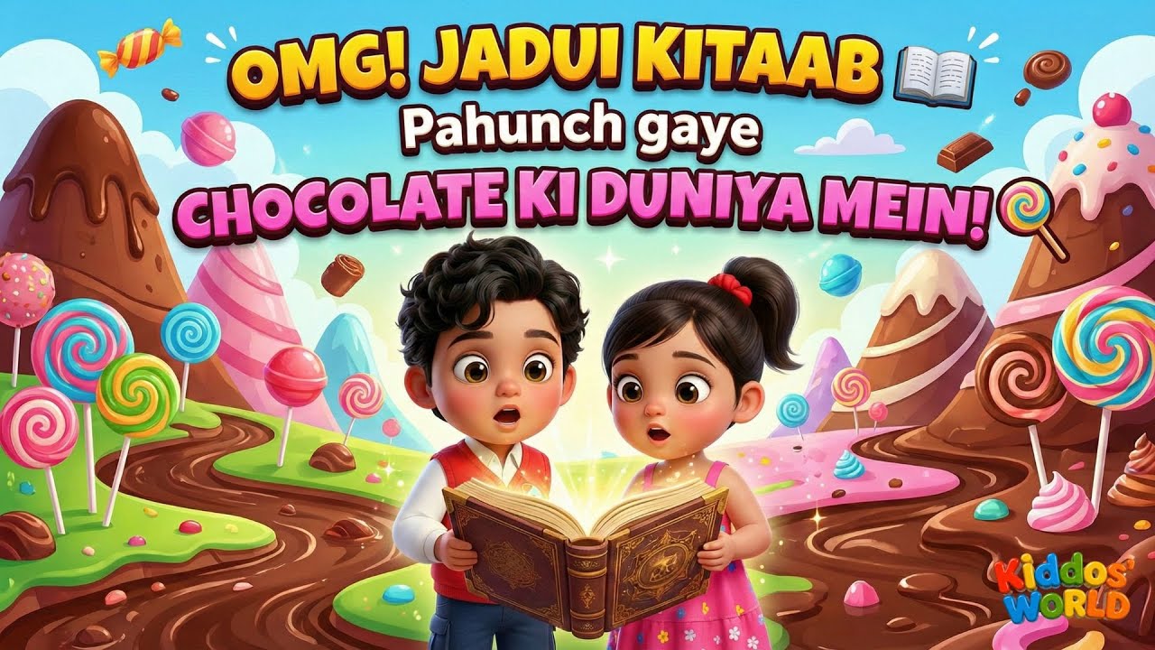 OMG! Aayu Pihu ko mili JADUI KITAAB 📖 Pahunch gaye Chocolate Ki Duniya Mein! 🍭