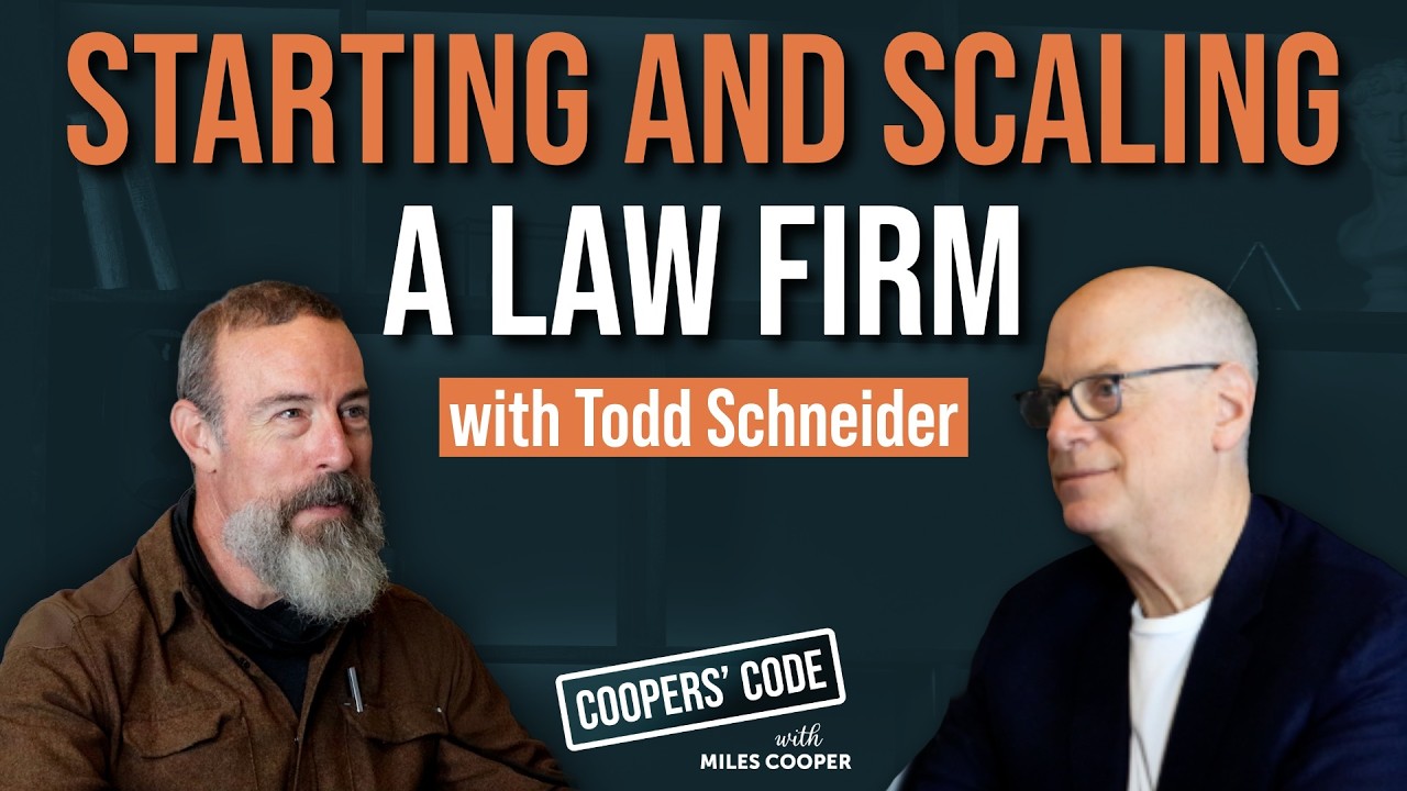 Starting and Scaling a Law Firm: Building Culture and Fixing Systems | Coopers' Code