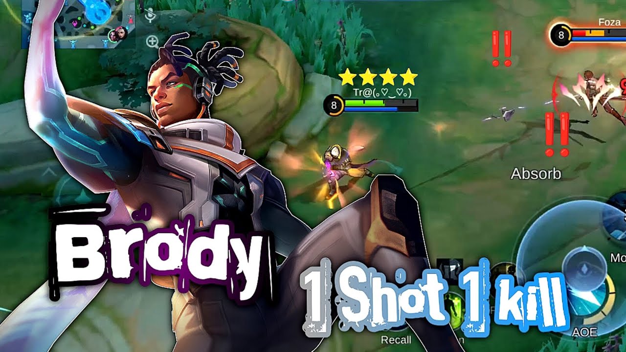‼️💥Brody old one shot one kill | Mobile Legends | Si Chou