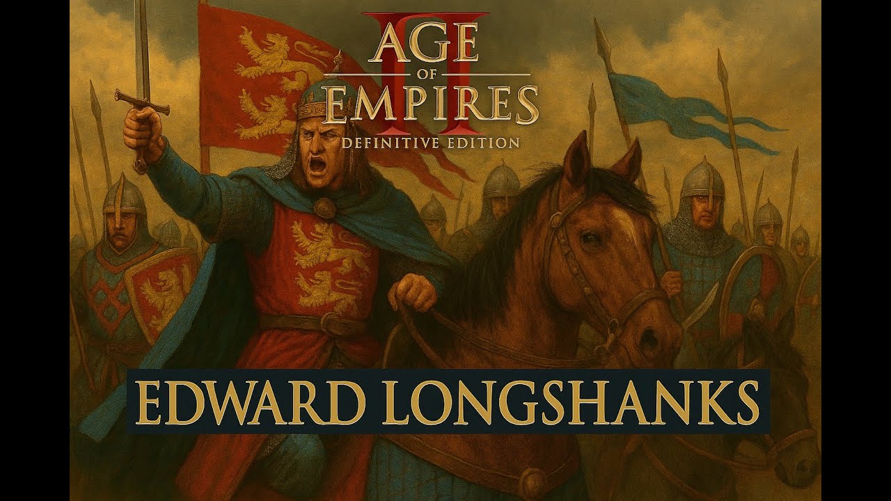 AOE2 DE 帝国时代2终极版 战役 难 长腿爱德华第4关：空外套 Edward Longshanks Campaign 4: Toom Tabard (Hard)